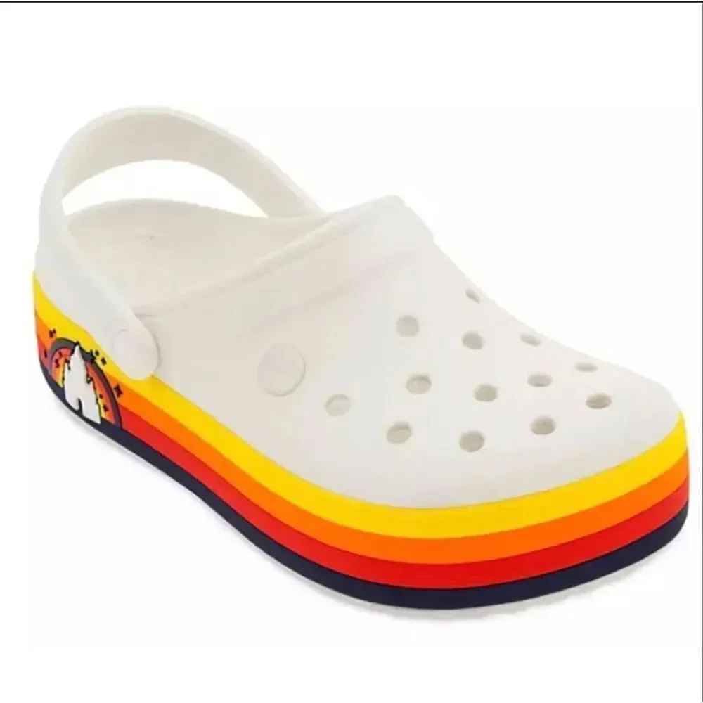 Disney Platform Retro Crocs Size M7/W9